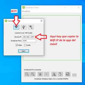 usar movil como webcam por wifi