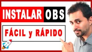 instalar obs studio curso basico